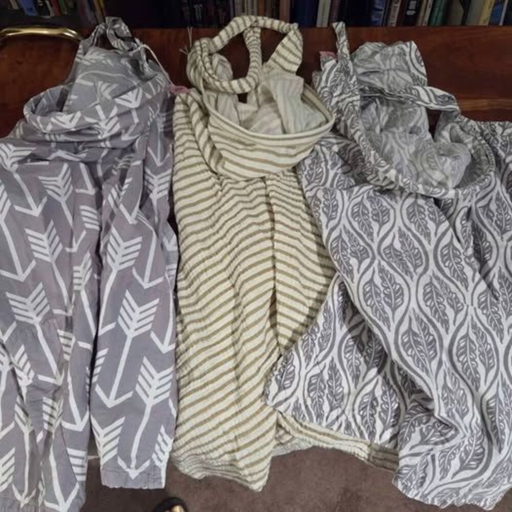 Set of 3 Patterned Nursing Covers